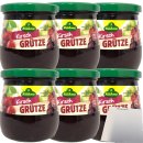 Kühne Rote Kirsch Grütze 6er Pack (6x375g Glas) + usy Block