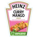 Heinz Curry Mango Sauce Indian Style Fruchtig und Würzig 6er Pack (6x220ml Flasche) + usy Block