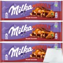 Milka Mandel Karamel Schokolade Großtafel 3er Pack...