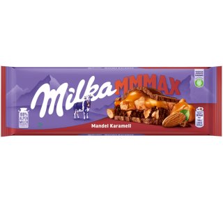 Milka Mandel Karamel Schokolade Großtafel 1x300g Tafel MHD 10.03.2023