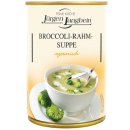 Jürgen Langbein Broccoli-Rahm-Suppe vegetarisch 3er Pack (3x400ml Dose) + usy Block