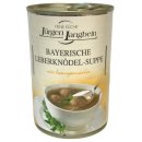 Jürgen Langbein Bayerische Leberknödel-Suppe 3er Pack (3x400ml Dose) + usy Block