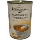 Jürgen Langbein Französische Zwiebelsuppe mit edlem Weißwein 6er Pack (6x400ml Dose) + usy Block