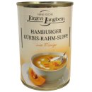 Jürgen Langbein Hamburger Kürbis-Rahm-Suppe 3er Pack (3x400ml Dose) + usy Block