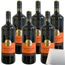HXM Dornfelder halbtrocken Rheinhessen DQW Rotwein 11%Vol. 6er Pack (6x1 Liter Flasche) + usy Block