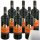 HXM Dornfelder halbtrocken Rheinhessen DQW Rotwein 11%Vol. 6er Pack (6x1 Liter Flasche) + usy Block
