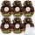 Ferrero Grand Rocher Zartbitterschokolade XXL Oster Schatzkugel 6er Pack (6x125g Packung) + usy Block