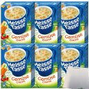 Erasco Heisse Tasse Gemüse Creme Suppe 6er Pack (18 Beutel a 17,3g) + usy Block