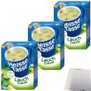 Erasco Heisse Tasse Lauch Creme Suppe 3er Pack (9 Beutel...