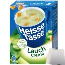 Erasco Heisse Tasse Lauch Creme Suppe 3er Pack (9 Beutel...