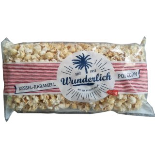 Wunderlich Kessel-Karamell Popcorn 1er Pack (1x300g Beutel)