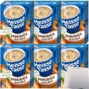 Erasco Heisse Tasse Waldpilz Schmandsuppe 6er Pack (18 Beutel a 15,8g) + usy Block