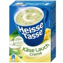 Erasco Heisse Tasse Käse-Lauchcremesuppe 1er Pack (3 Beutel a 14,9g)
