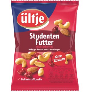 Ültje Studentenfutter mit Cranberries (150g Beutel) MHD 05.2023 Sonderpreis