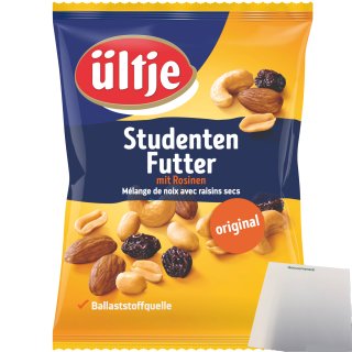 Ültje Studentenfutter mit Rosinen das original 1er Pack (1x200g Beutel) + usy Block