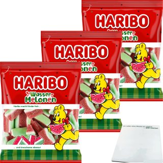 Haribo watermelons 160g sugared fruit gum with sugar and watermelon taste
