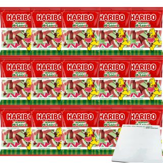 Haribo Wassermelonen 160g Gezuckertes Fruchtgummi mit Schaumzucker und Wassermelonengeschmack