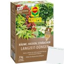 Compo Langzeit-Dünger für Bäume Hecken Sträucher 1er Pack (1x2kg Packung) + usy Block