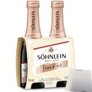 Söhnlein Brillant Sekt trocken Piccolo 11%vol. 1er Pack (2x0,2L Flasche) + usy Block