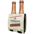 Söhnlein Brillant Sekt trocken Piccolo 11%vol. 6er Pack (12x0,2L Flasche) + usy Block