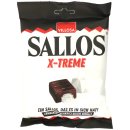 Sallos X Treme Hartkamellen mit Lakritz Salmiak Salz Füllung 3er Pack (3x150g Tüte) + usy Block