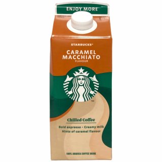 Starbucks Caramel Macchiato Eiskaffee 750ml pack