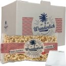 Wunderlich Kessel-Karamell Popcorn 8er Pack (8x300g Beutel) + usy Block
