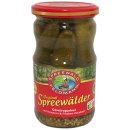 Spreewald Feldmann Original Spreewald Gewürzgurken 1er Pack (1x185g Glas) + usy Block