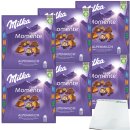 Milka Zarte Momente Schokomix 5-fach-sortiert 6er Pack (6x169g Packung) + usy Block