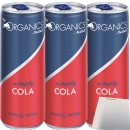 Red Bull Organics Simply Cola Strong & Natural BIO Getränk DPG 3er Pack (3x0,25 Liter Dose) + usy Block