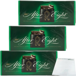 Nestle After Eight classic Minze Täfelchen 3er Pack (3x200g) + usy Block