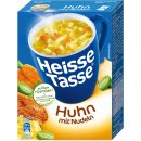 Erasco Heisse Tasse Huhn mit Nudeln 12er Pack (36 Beutel a 12,2g) + usy Block