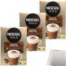 Nescafe Gold Typ Cappuccino Cremig Zart Getränkepulver 3x140g Packung (30x14g Sticks) + usy Block