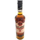 Bacardi Spiced Rum 700ml Flasche 35%vol. + 2x1 Liter Coca Cola PET Flasche DPG + usy Block