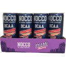 Nocco Miami Strawberry Energy Drink mit BCAA (12x250ml Dose)