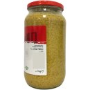 Marne Grove Mosterd pittig grober Senf würzig 3er Pack (3x1000g Glas) + usy Block