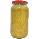 Marne Grove Mosterd pittig grober Senf würzig 6er Pack (6x1000g Glas) + usy Block