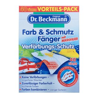 Dr. Beckmann Farb & Schmutzfänger (40 Tücher Box)