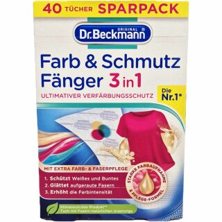 Dr. Beckmann Farb & Schmutzfänger (40 Tücher Box)