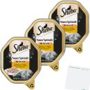 Sheba Katzenfutter Nassfutter Sauce Speciale Frikassee mit Truthahn & Gemüse in Sauce 3er Pack (3x85g Schale) + usy Block
