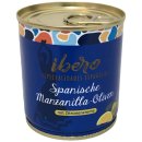 Ibero Spanische Manzanilla-Oliven mit Zitronencreme 6er Pack (6x200g Dose) + usy Block