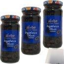 Ibero schwarze Hojiblanca Oliven in Scheiben 3er Pack (3x230g Glas) + usy Block