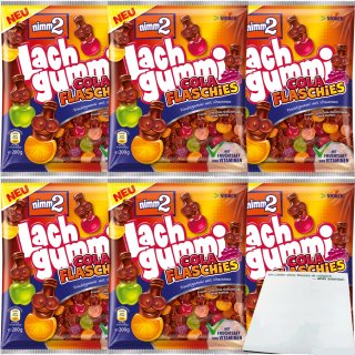 nimm2 Lachgummi Cola Flaschies 200g Fruchtgummi mit Vitaminen