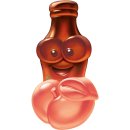 nimm2 Lachgummi Cola Flaschies 6er Pack (6x200g Beutel) + usy Block