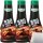 Develey Rauchig-würzige BBQ Sauce 3er Pack (3x250ml Flasche) + usy Block