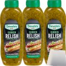 Develey Gurken Relish vegan 3er Pack (3x875ml Flasche) +...