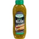 Develey Gurken Relish vegan 3er Pack (3x875ml Flasche) + usy Block