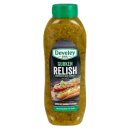 Develey Gurken Relish vegan 3er Pack (3x875ml Flasche) + usy Block