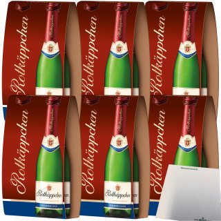 Rotkäppchen Sekt halbtrocken 11% vol. 6er Pack (12x0,2l Flasche) + usy Block