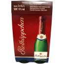 Rotkäppchen Sekt halbtrocken 11% vol. 6er Pack (12x0,2l Flasche) + usy Block